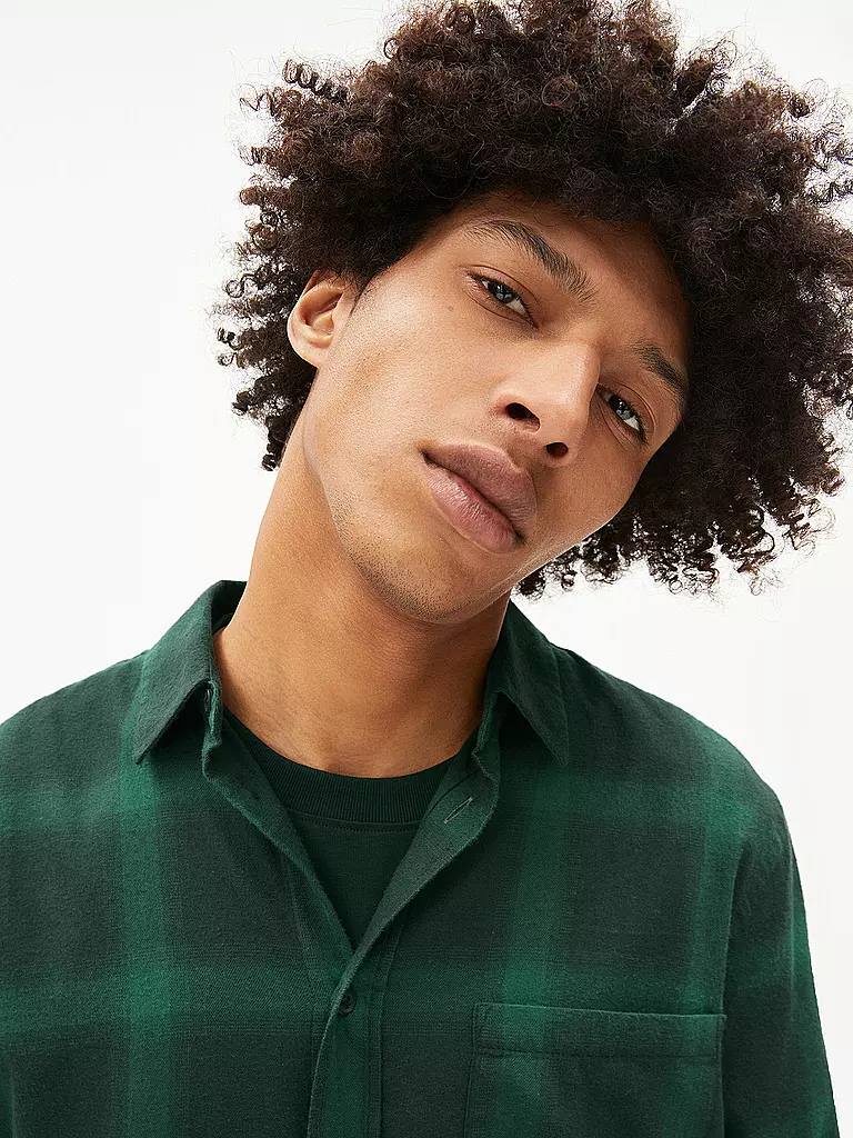 ARMEDANGELS | Hemd SKOVAA  | Vert foncé