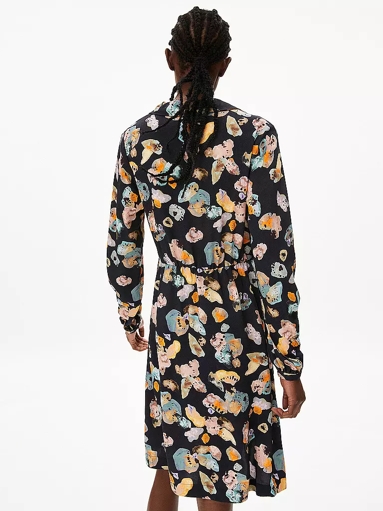 ARMEDANGELS | Hemdblusenkleid DESIRAA | Bleu foncé