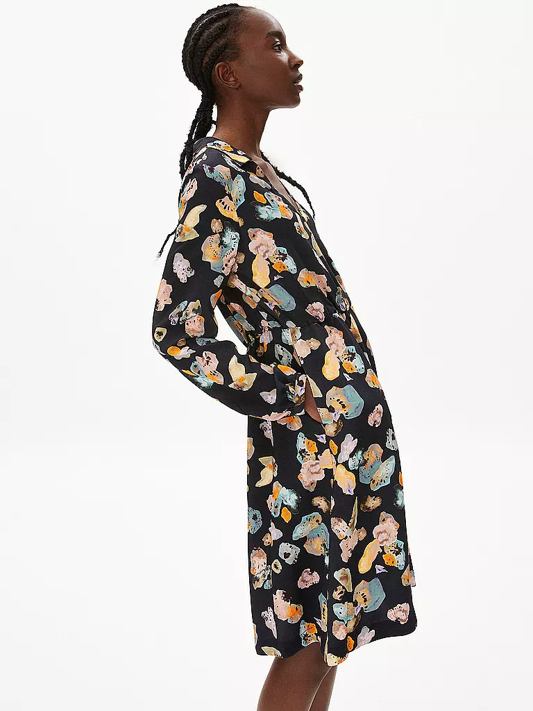 ARMEDANGELS | Hemdblusenkleid DESIRAA | Bleu foncé