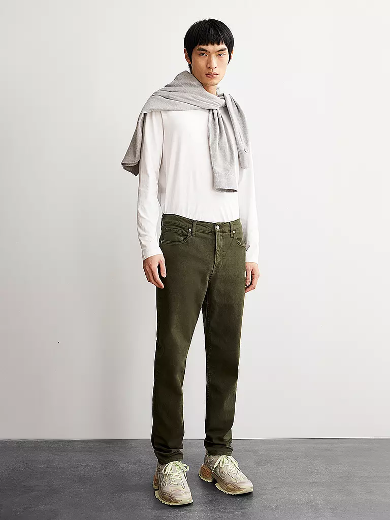 ARMEDANGELS | Jeans Coupe Fuselée AARJO | olive