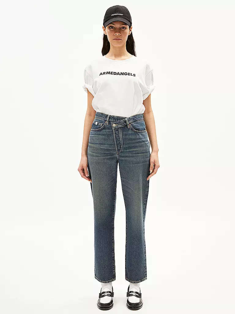 ARMEDANGELS | Jeans Straight Fit 7/8  AAIKALA | Bleu