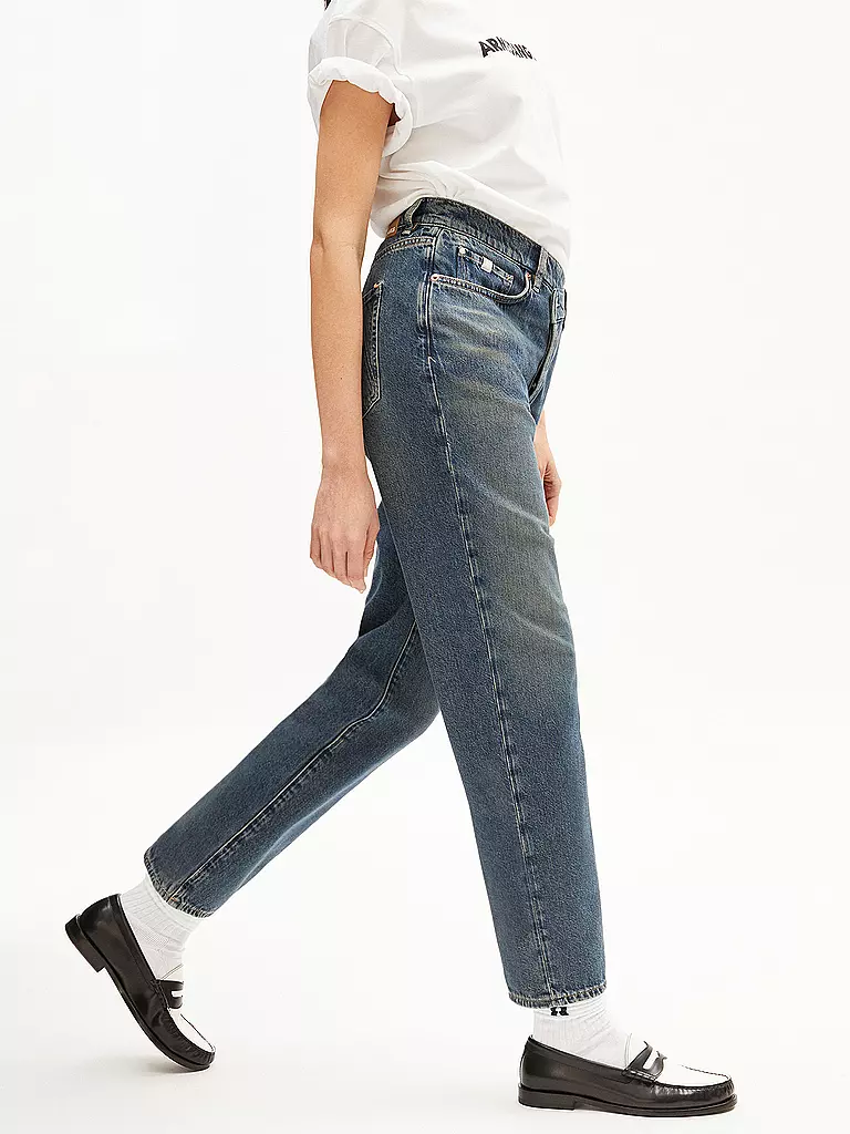 ARMEDANGELS | Jeans Straight Fit 7/8  AAIKALA | Bleu