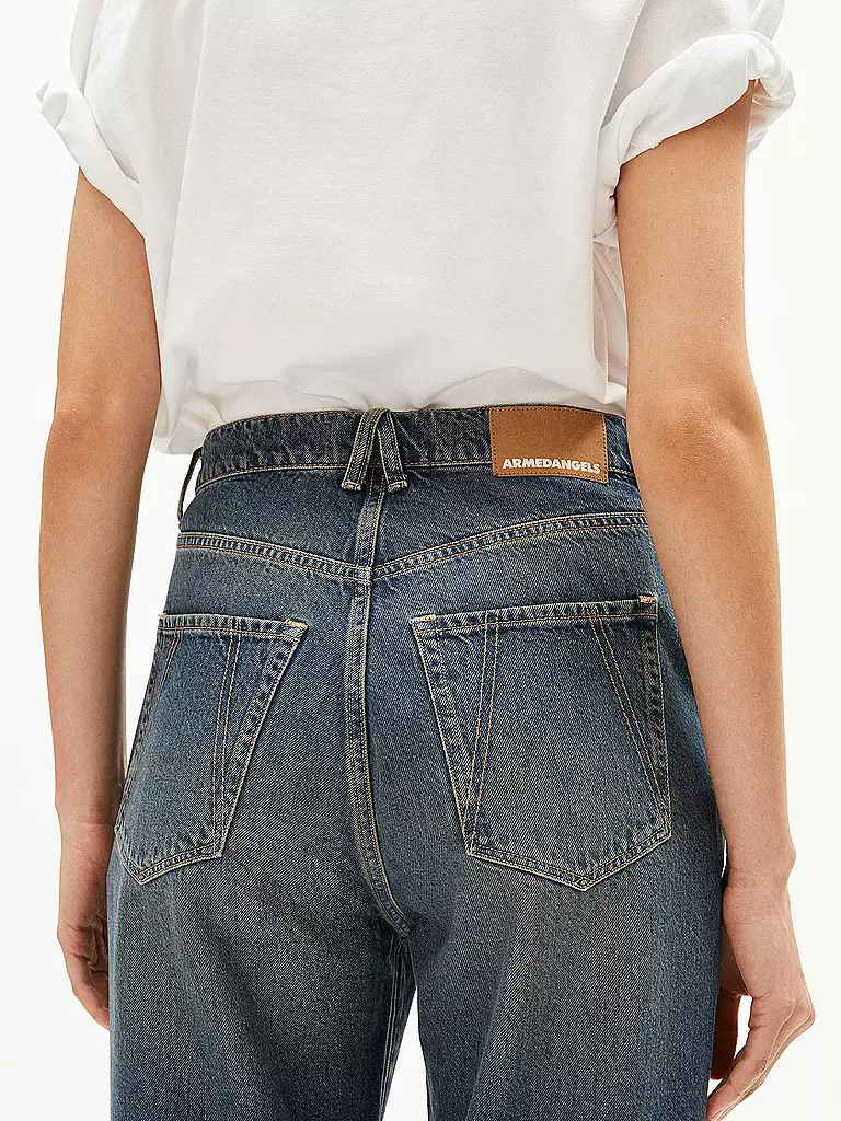 ARMEDANGELS | Jeans Straight Fit 7/8  AAIKALA | Bleu