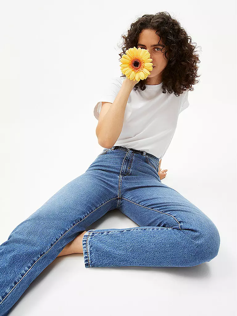 ARMEDANGELS | Jeans taille haute coupe mom MAIRAA | Bleu