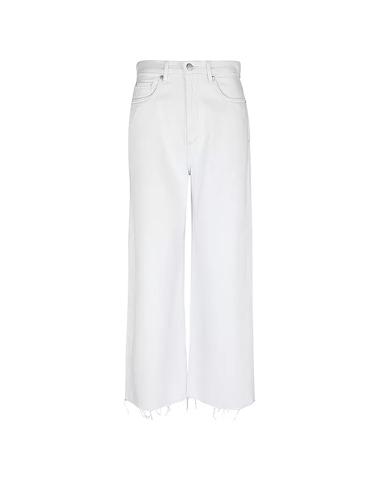 ARMEDANGELS | Jeans Wide Leg ENIJAA CROPPED | Blanc