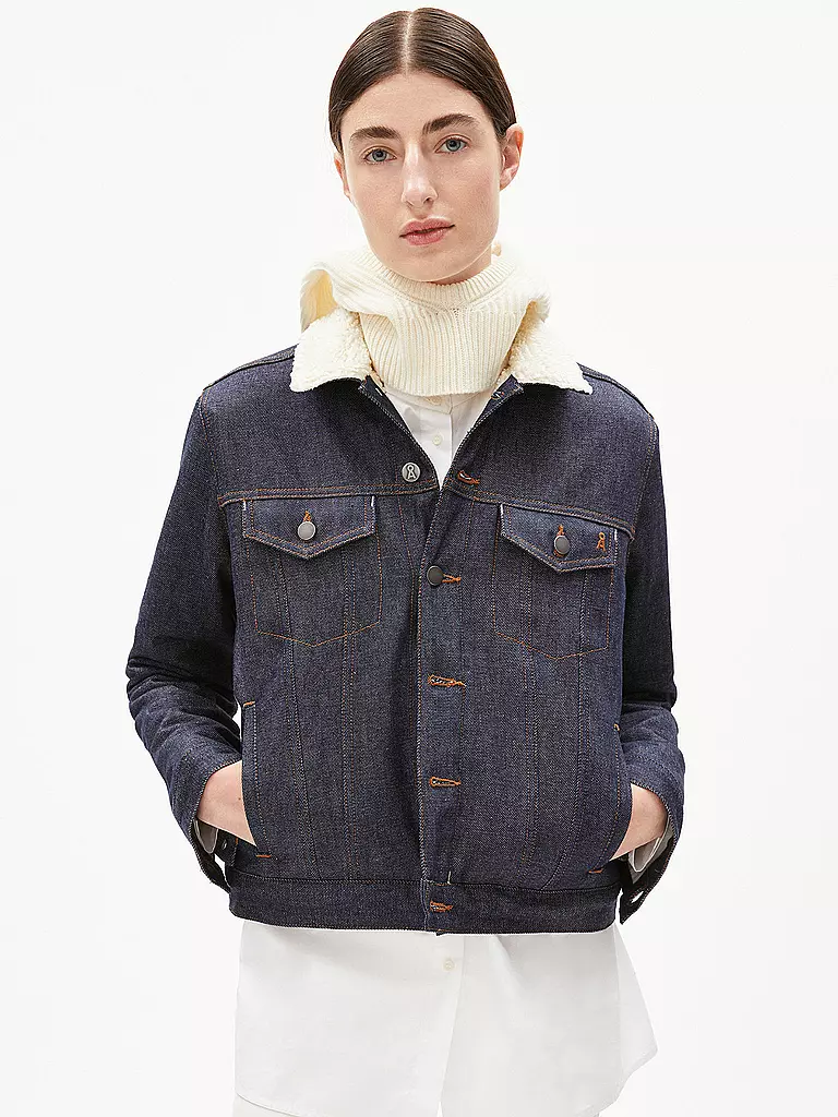 ARMEDANGELS | Jeansjacke VELITAA  | Bleu foncé