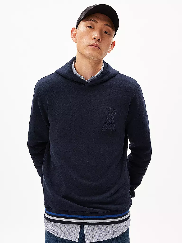 ARMEDANGELS | Kapuzensweater - Hoodie NAAVO AW COLLEGE | Bleu