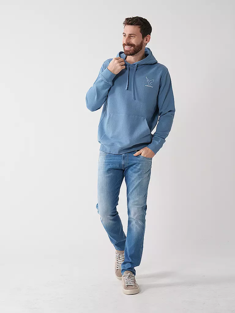 ARMEDANGELS | Kapuzensweater - Hoodie PAARLO  | Bleu clair
