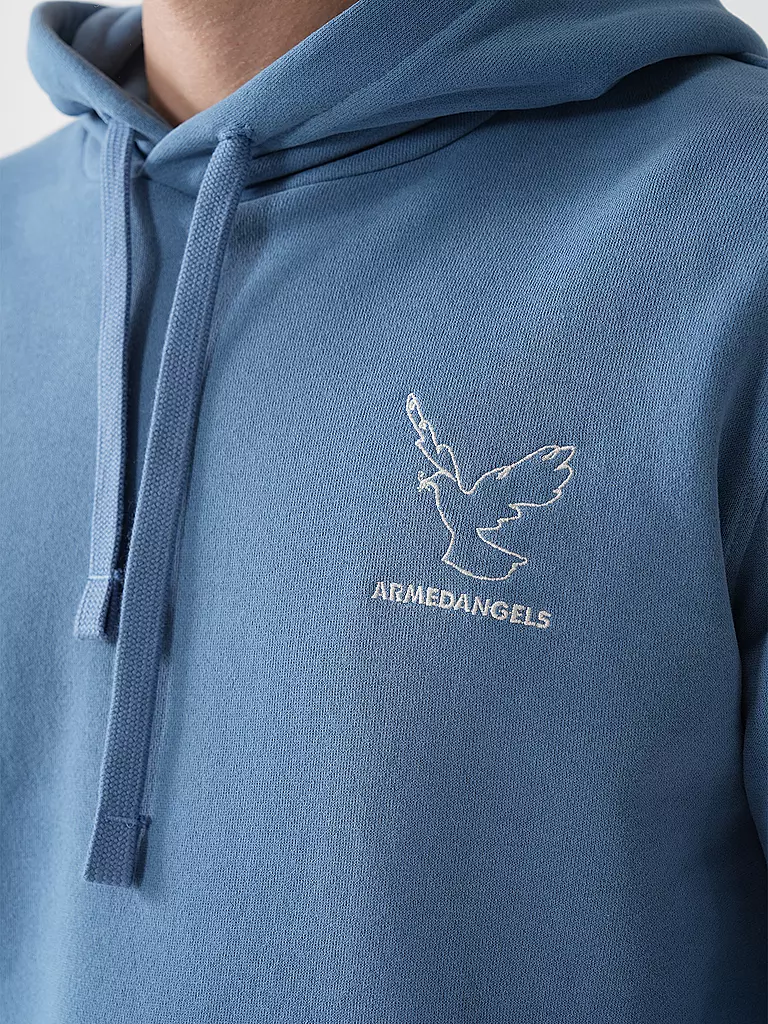 ARMEDANGELS | Kapuzensweater - Hoodie PAARLO  | Bleu clair