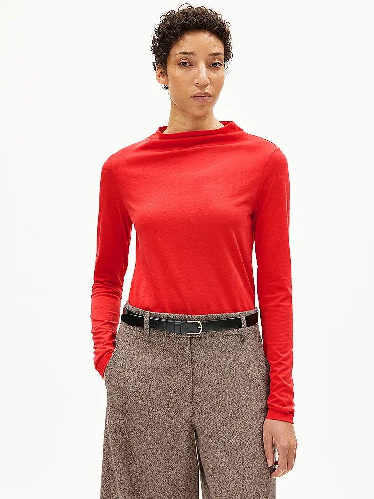 ARMEDANGELS | Langarmshirt CALUNAA | Rouge
