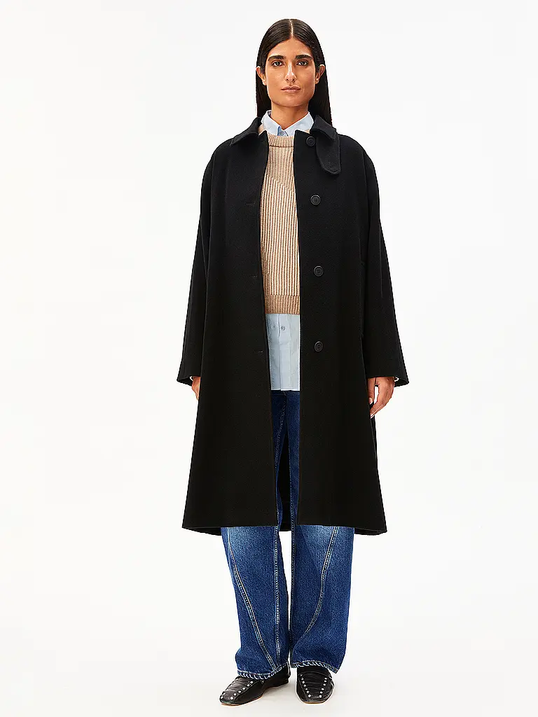 ARMEDANGELS | Manteau en laine VAANOISE | schwarz