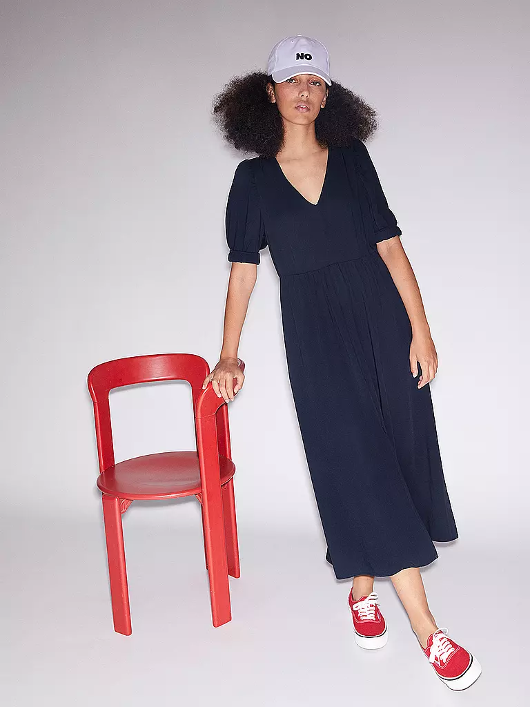 ARMEDANGELS | Midikleid DIALAA | Bleu foncé