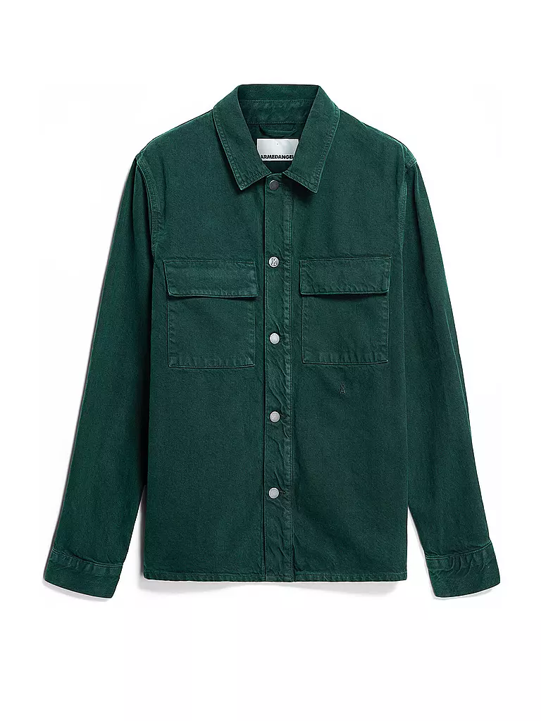 ARMEDANGELS | Overshirt AANOJ | Vert foncé