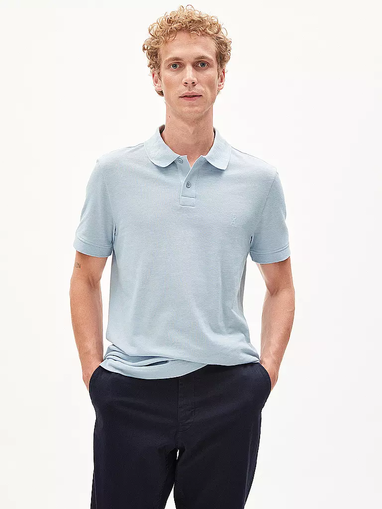 ARMEDANGELS | Poloshirt FIBRAA | Bleu clair