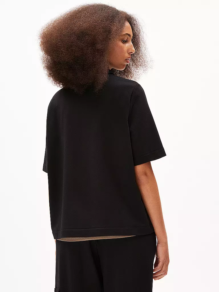 ARMEDANGELS | Poloshirt MARIAA GUADALUPE | Noir