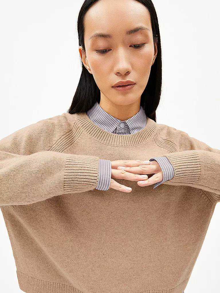 ARMEDANGELS | Pull DILIRIAA REGLANA | camel