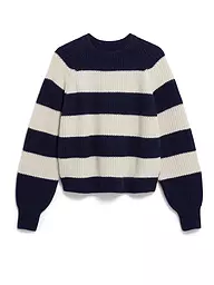 ARMEDANGELS | Pull KAAGI STRIPES | Bleu foncé