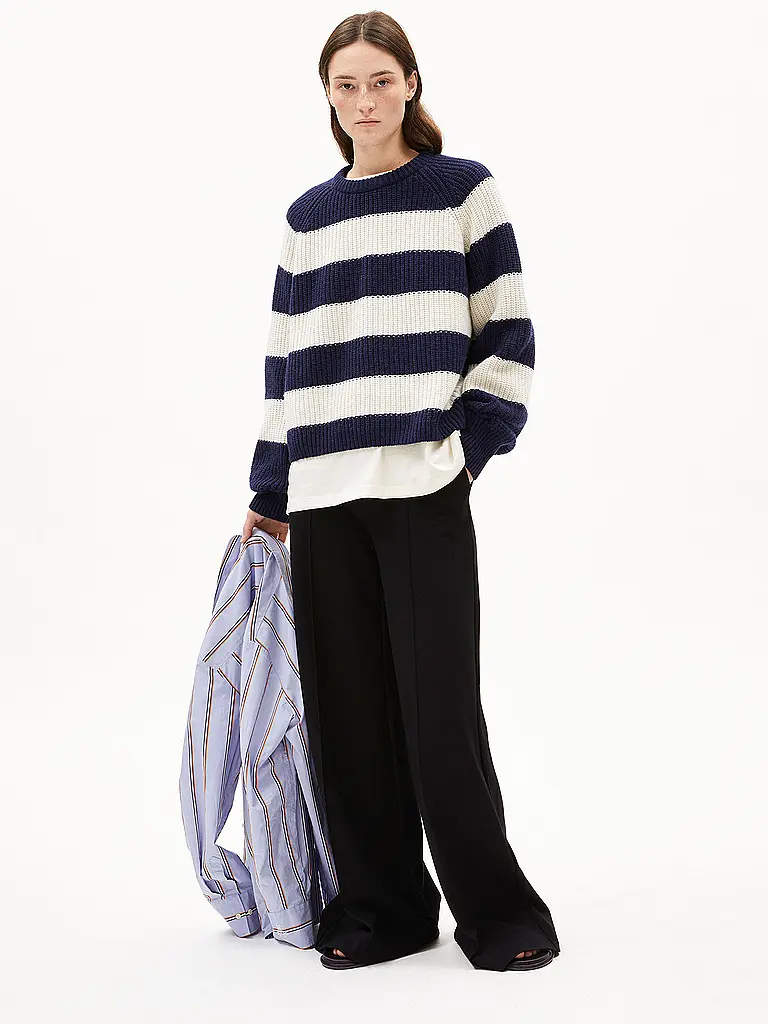ARMEDANGELS | Pull KAAGI STRIPES | dunkelblau
