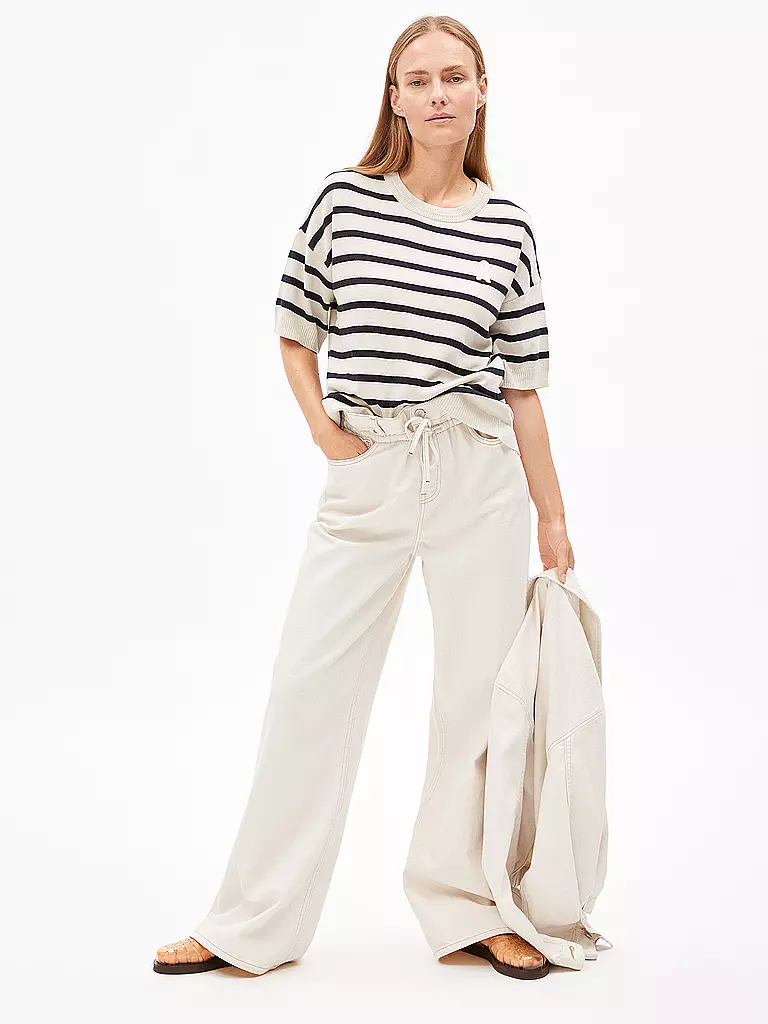 ARMEDANGELS | Pull LIZAA LINO STRIPES | dunkelblau