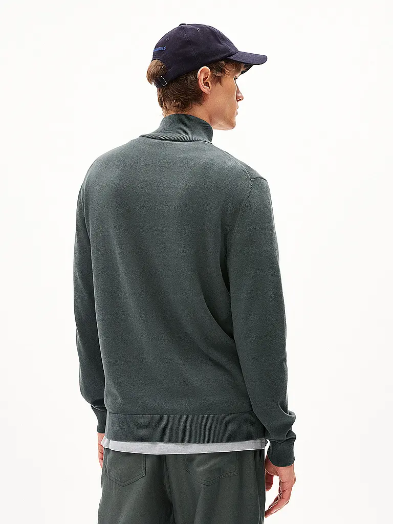 ARMEDANGELS | Pull Troyer FAABES | dunkelgrün