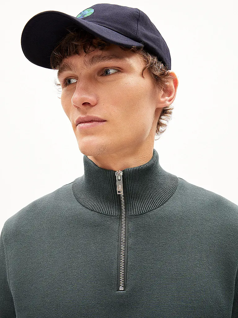 ARMEDANGELS | Pull Troyer FAABES | dunkelgrün