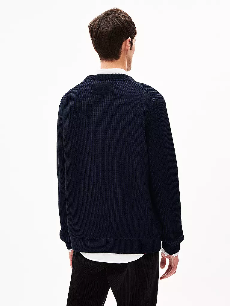 ARMEDANGELS | Pullover ANDRAAS  | Bleu foncé