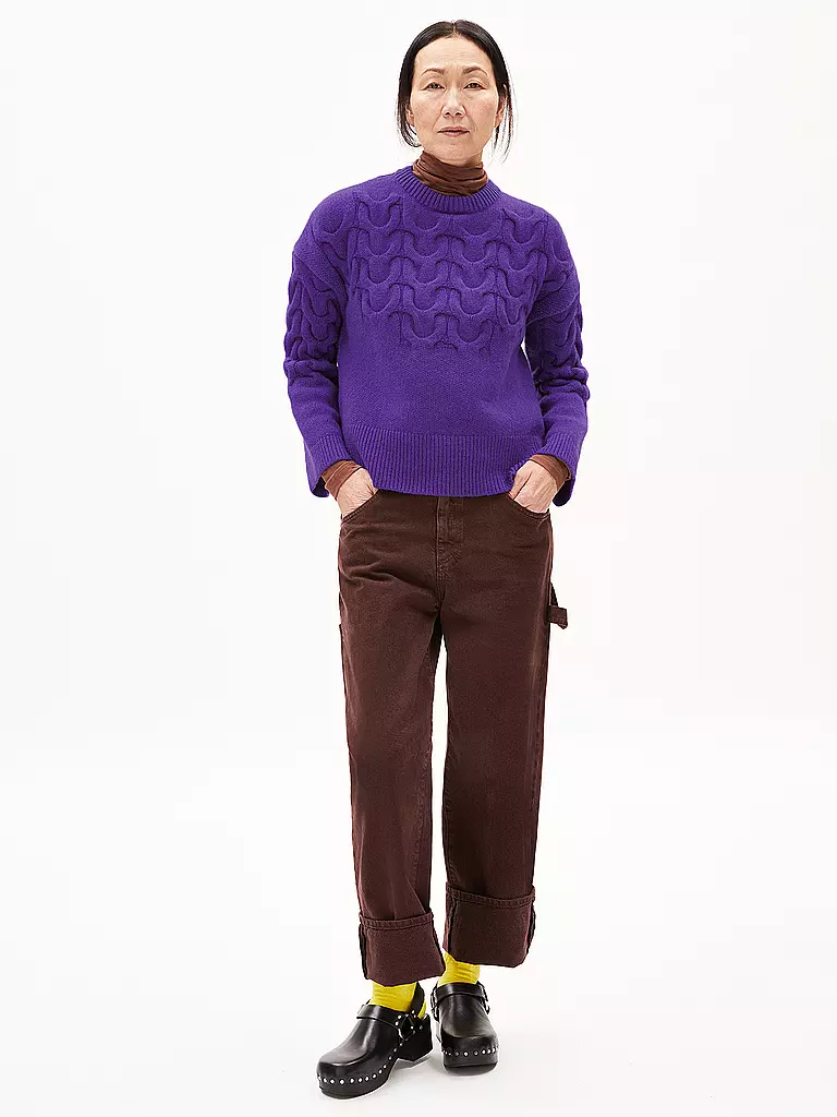 ARMEDANGELS | Pullover BRUNAA CABLE | Lilas