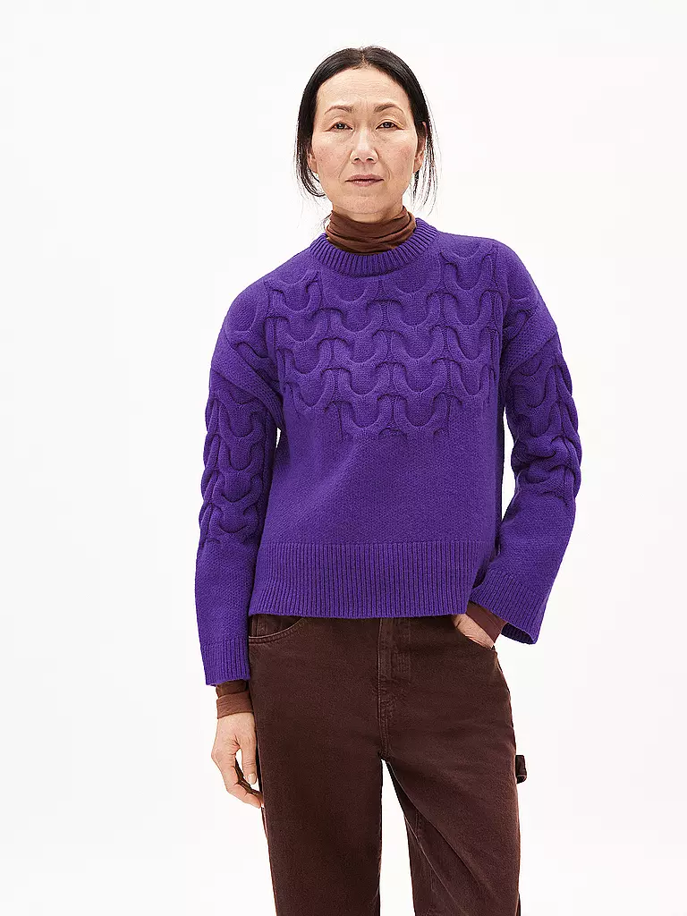ARMEDANGELS | Pullover BRUNAA CABLE | Lilas