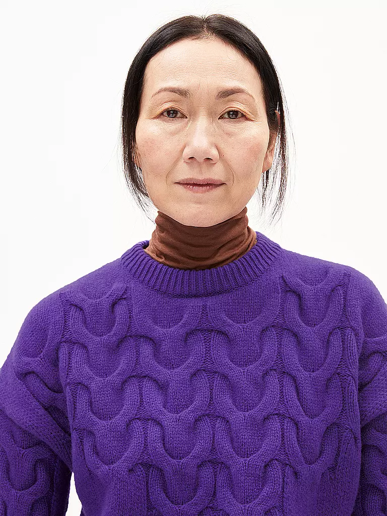 ARMEDANGELS | Pullover BRUNAA CABLE | Lilas