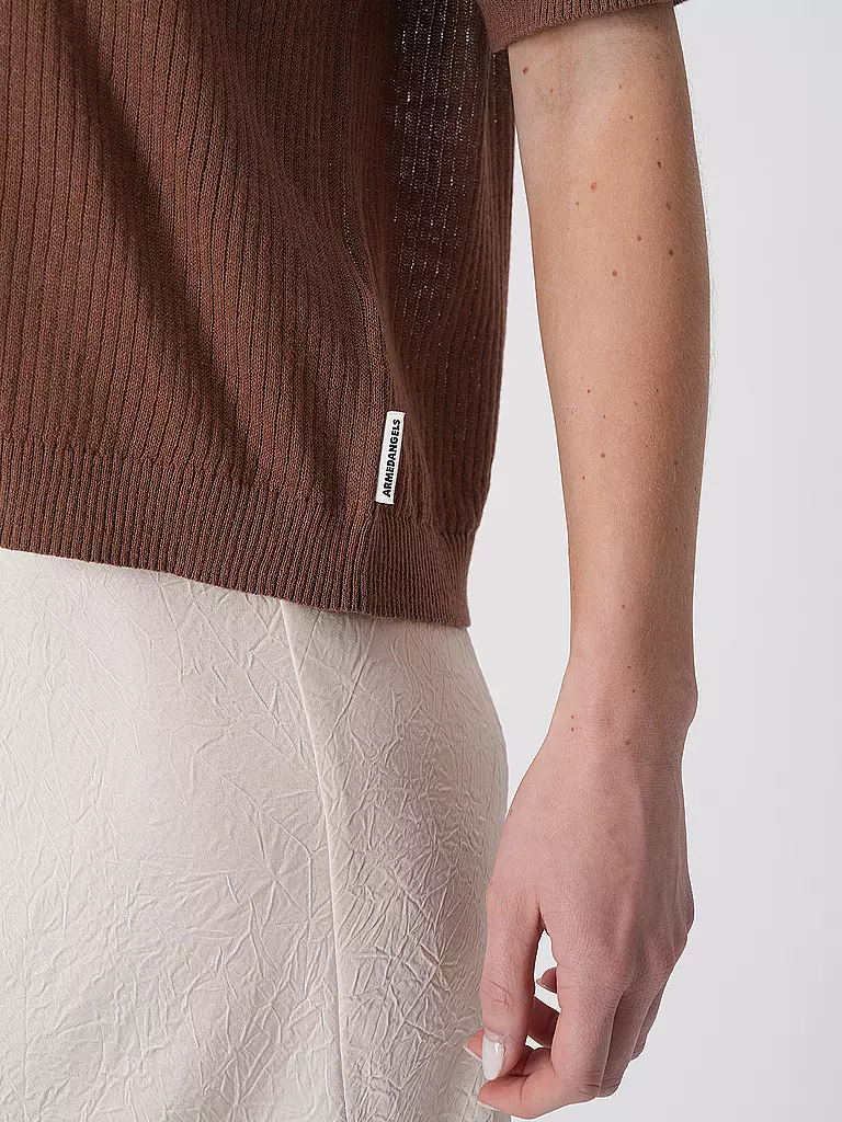 ARMEDANGELS | Pullover LILLAAS | Marron