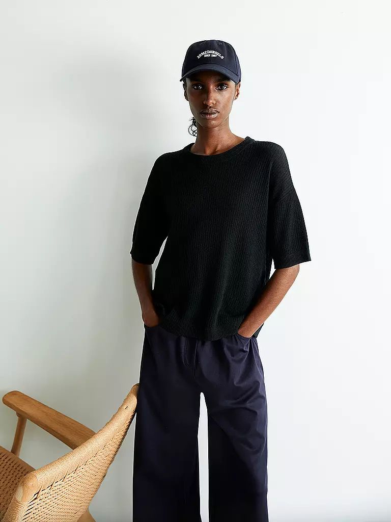 ARMEDANGELS | Pullover LIZAA LINO | schwarz