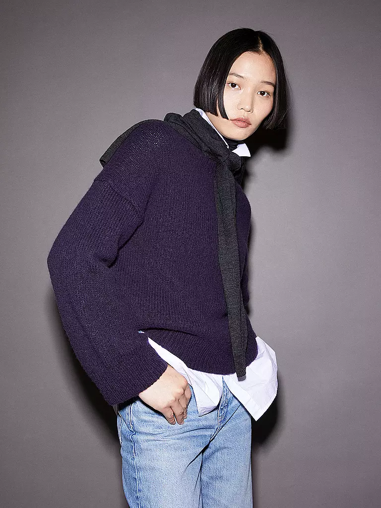 ARMEDANGELS | Pullover SADNAA | Bleu foncé