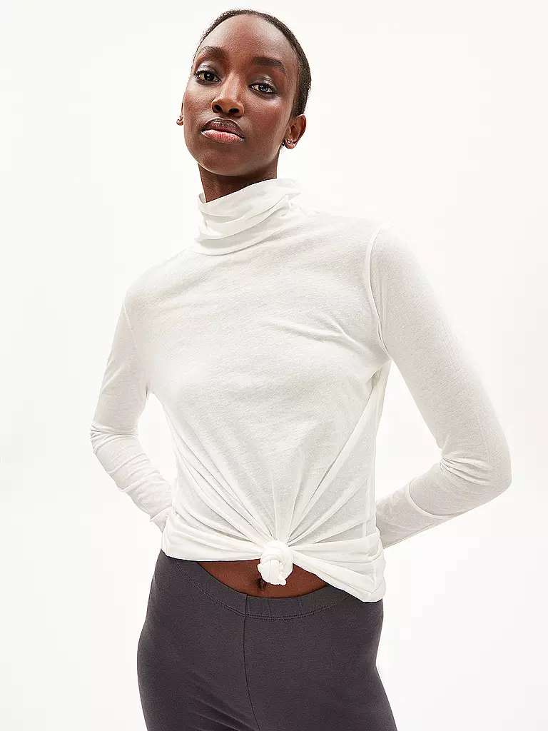 ARMEDANGELS | Rollkragenshirt MALANAA | Crème