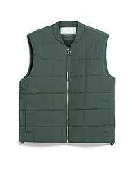 ARMEDANGELS | Steppgilet AABISKO | Vert foncé