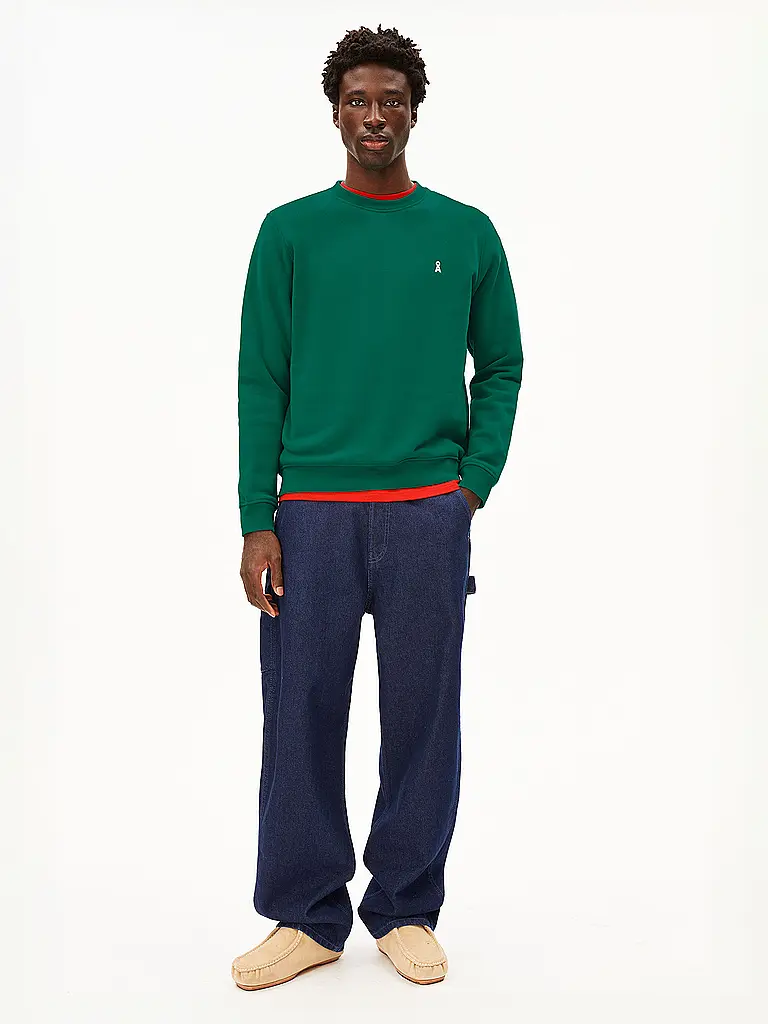 ARMEDANGELS | Sweat BAARO | dunkelgrün