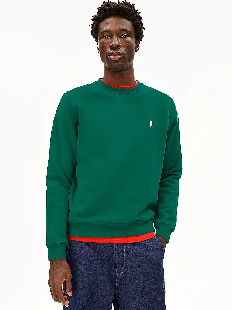 ARMEDANGELS | Sweat BAARO | dunkelgrün