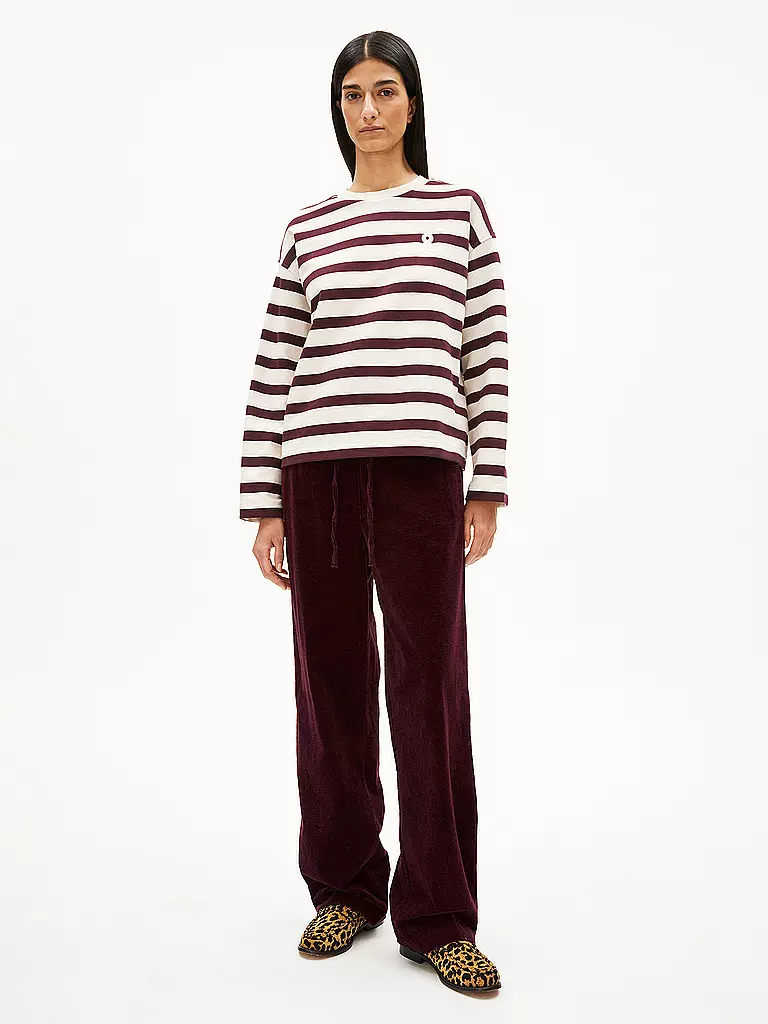 ARMEDANGELS | Sweat ICONIC FRANKAA | dunkelrot
