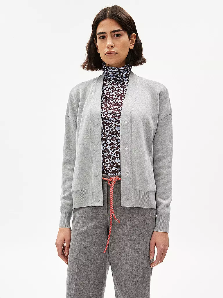 ARMEDANGELS | Sweatjacke BOMBAA | Gris