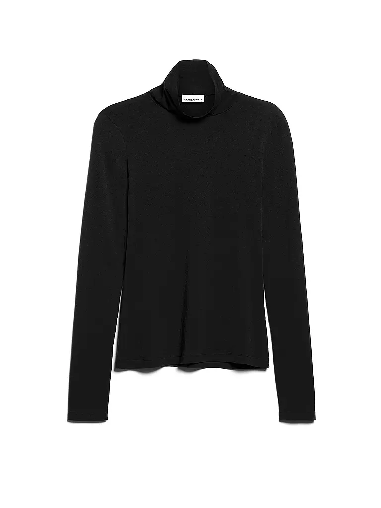 ARMEDANGELS | T-shirt à col roulé GRAZILIAA | Noir