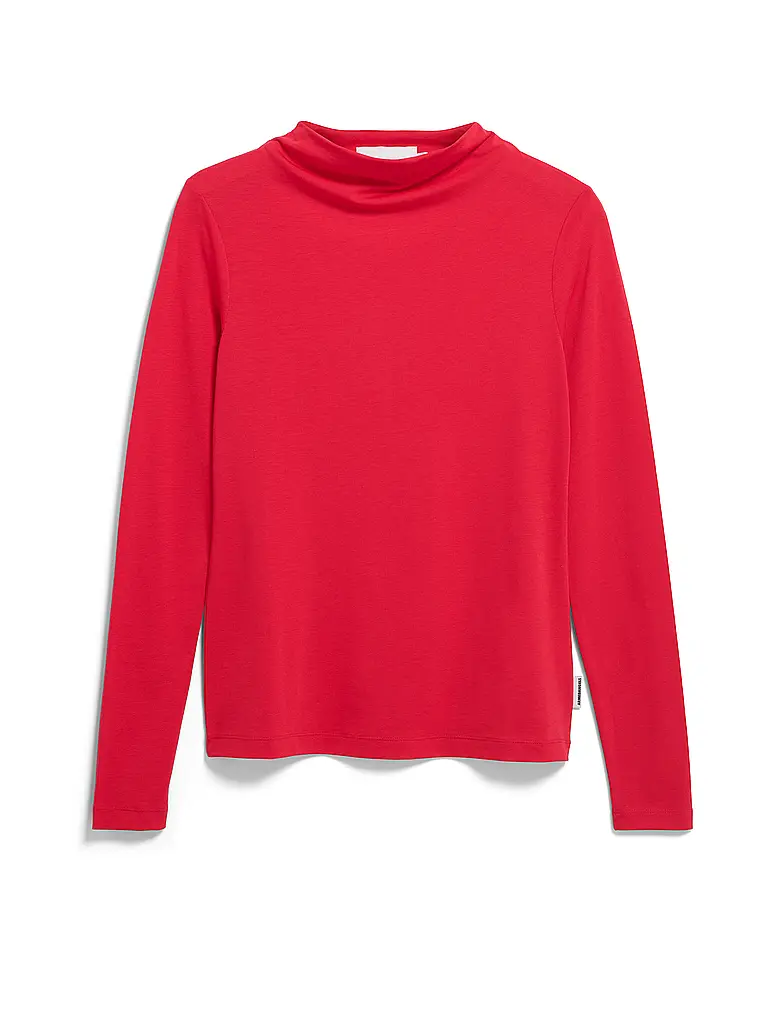 ARMEDANGELS | T-shirt à manches longues CALUNAA | Rouge