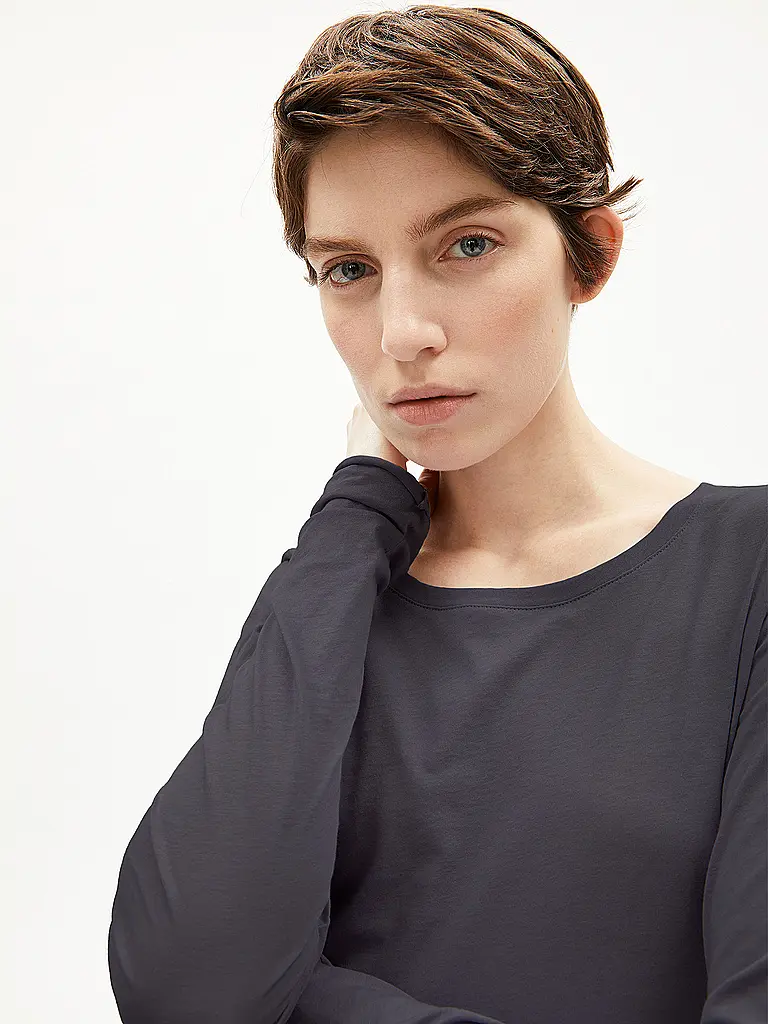 ARMEDANGELS | T-shirt à manches longues EINIAARA | grau