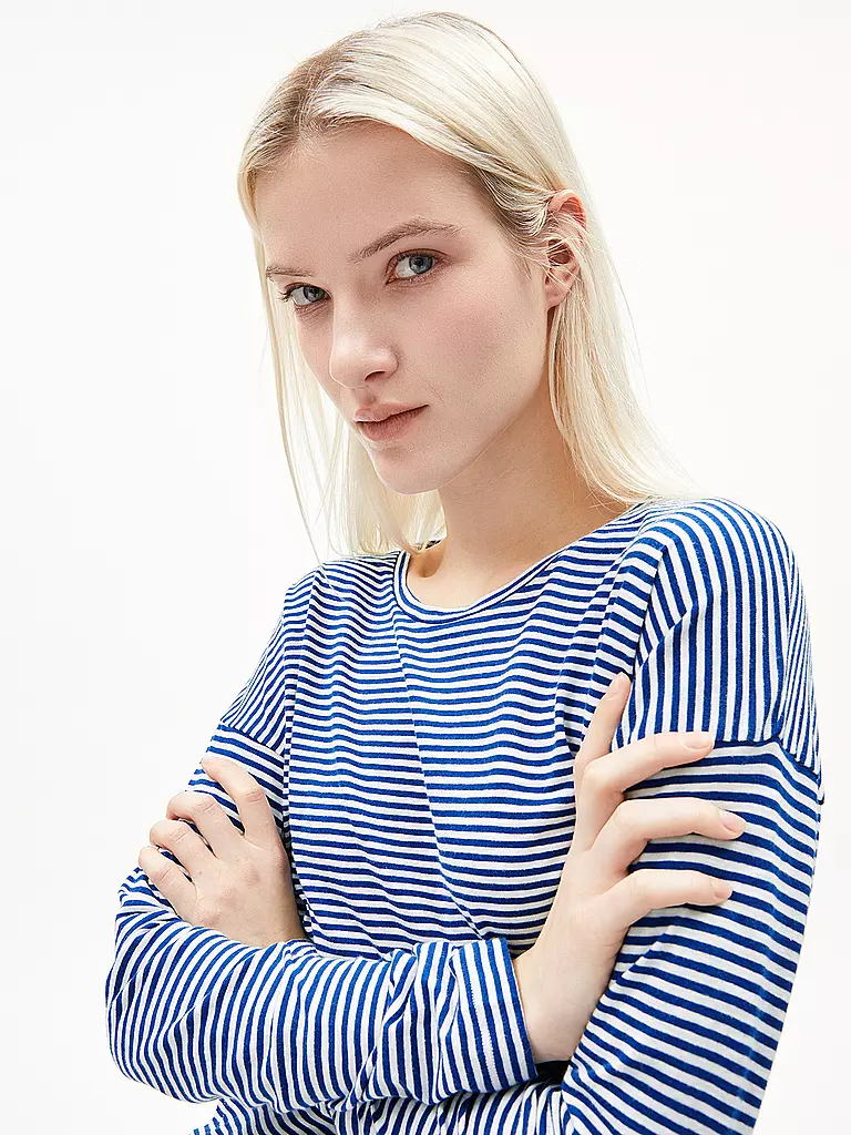 ARMEDANGELS | T-shirt à manches longues XIANAA | blau