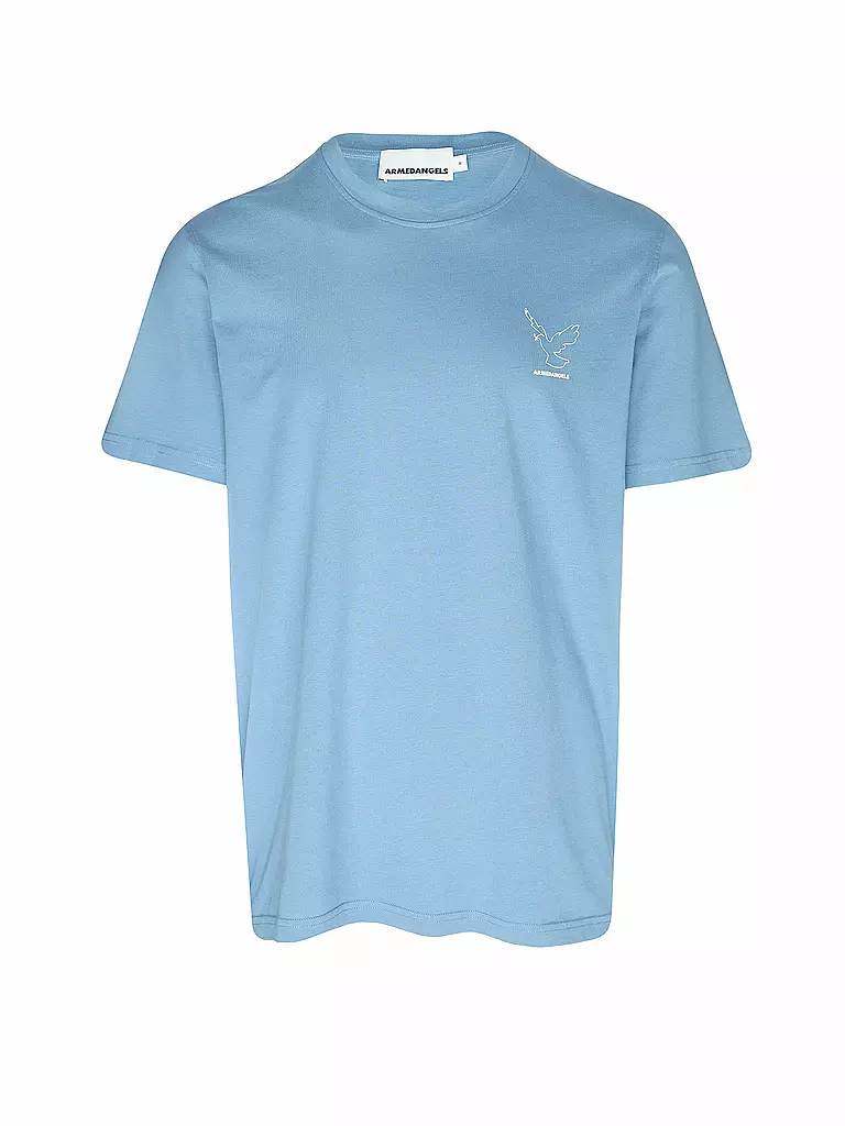 ARMEDANGELS | T-Shirt AADONI | Bleu clair
