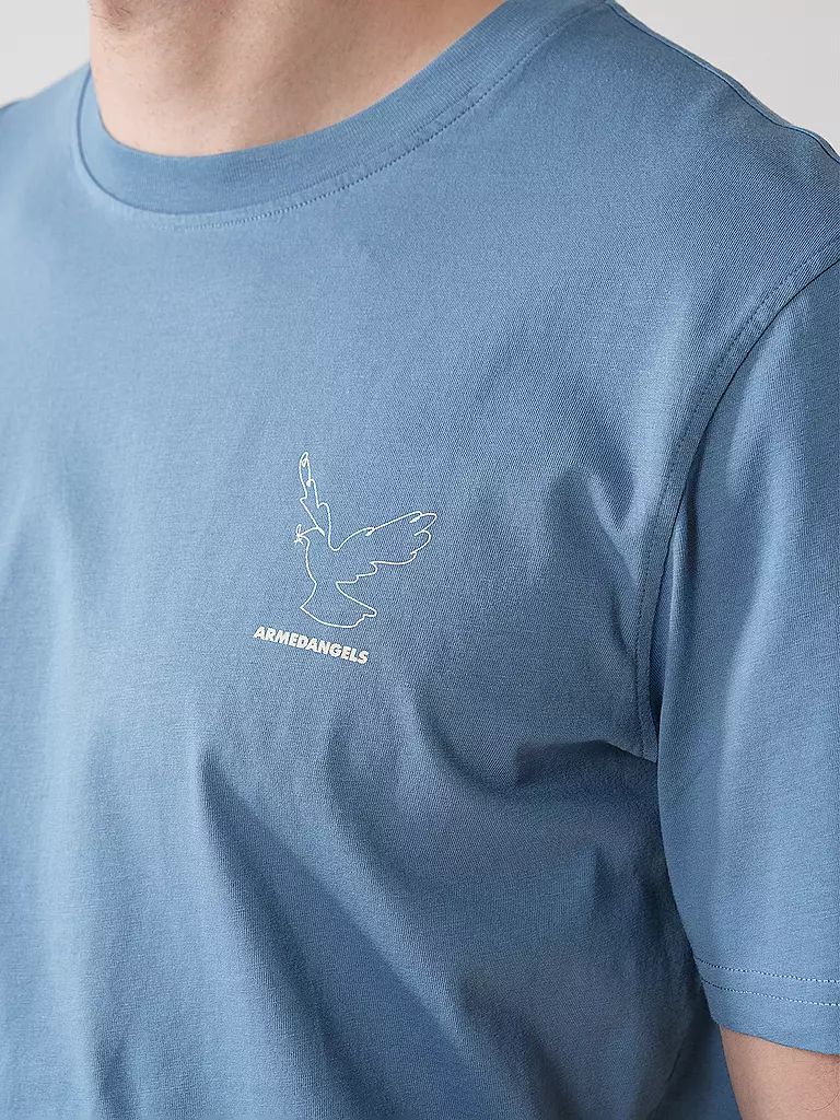 ARMEDANGELS | T-Shirt AADONI | Bleu clair