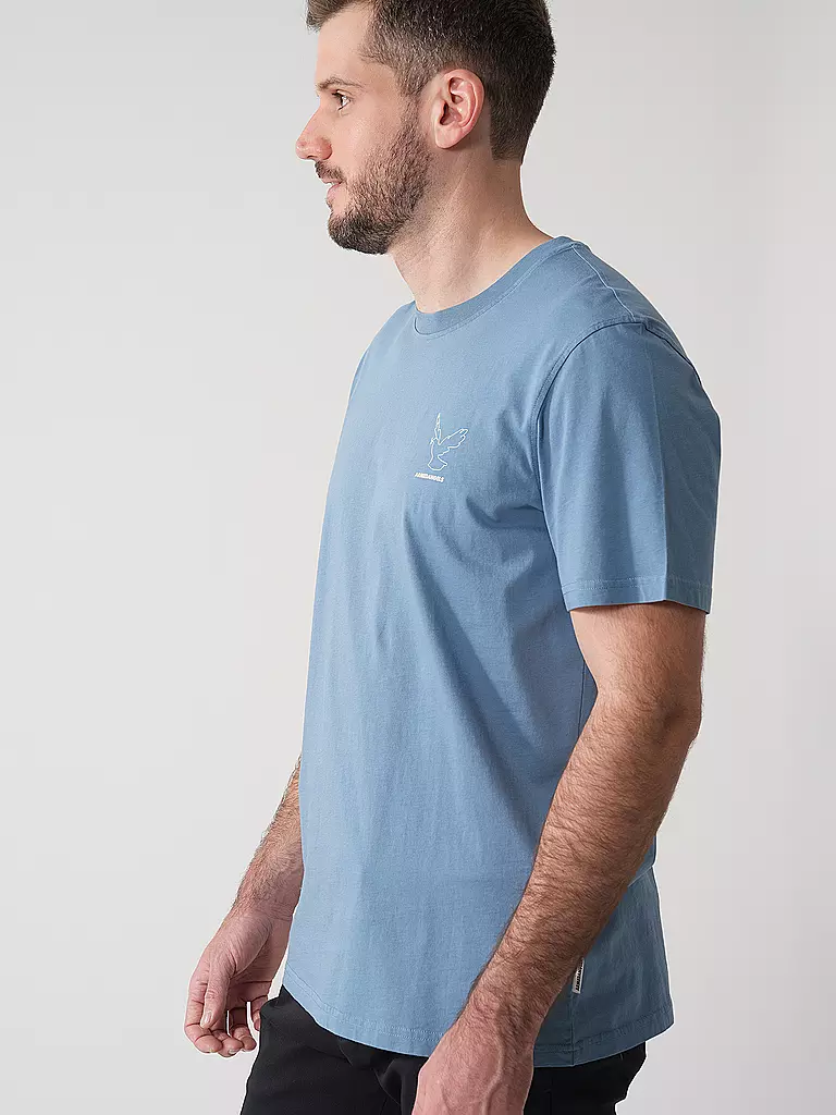ARMEDANGELS | T-Shirt AADONI | Bleu clair