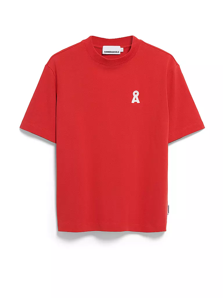ARMEDANGELS | T-Shirt Coupe Ample TARJAA | Rouge