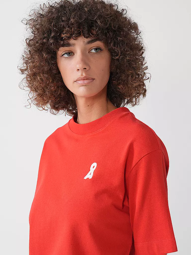 ARMEDANGELS | T-Shirt Coupe Ample TARJAA | Rouge
