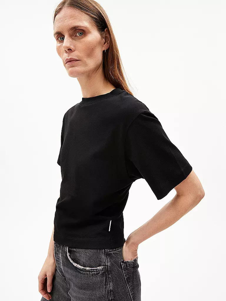 ARMEDANGELS | T-Shirt HERSILIAA  | Noir