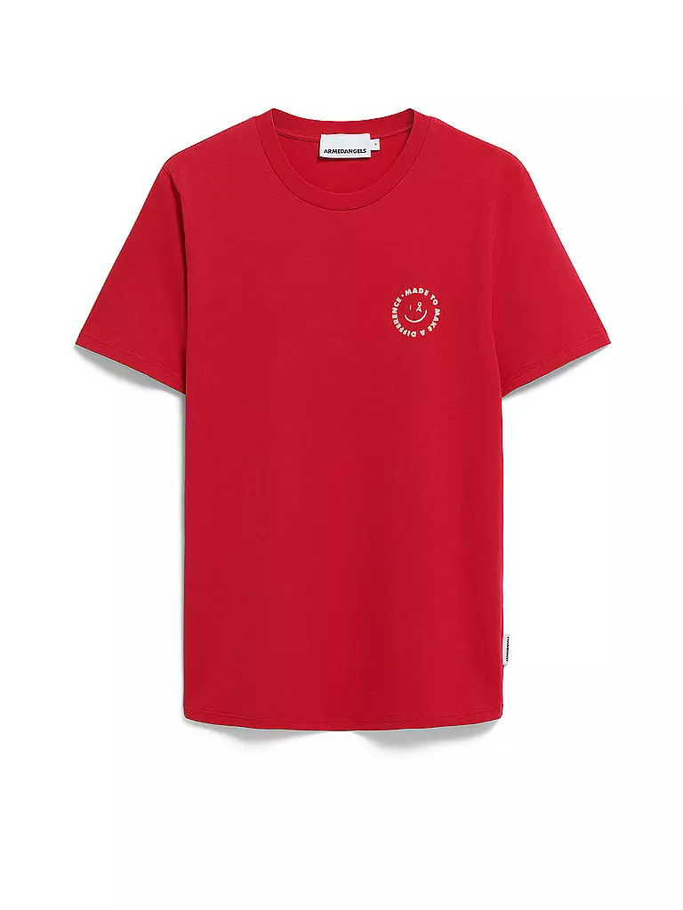 ARMEDANGELS | T-Shirt JAAMES | Rouge