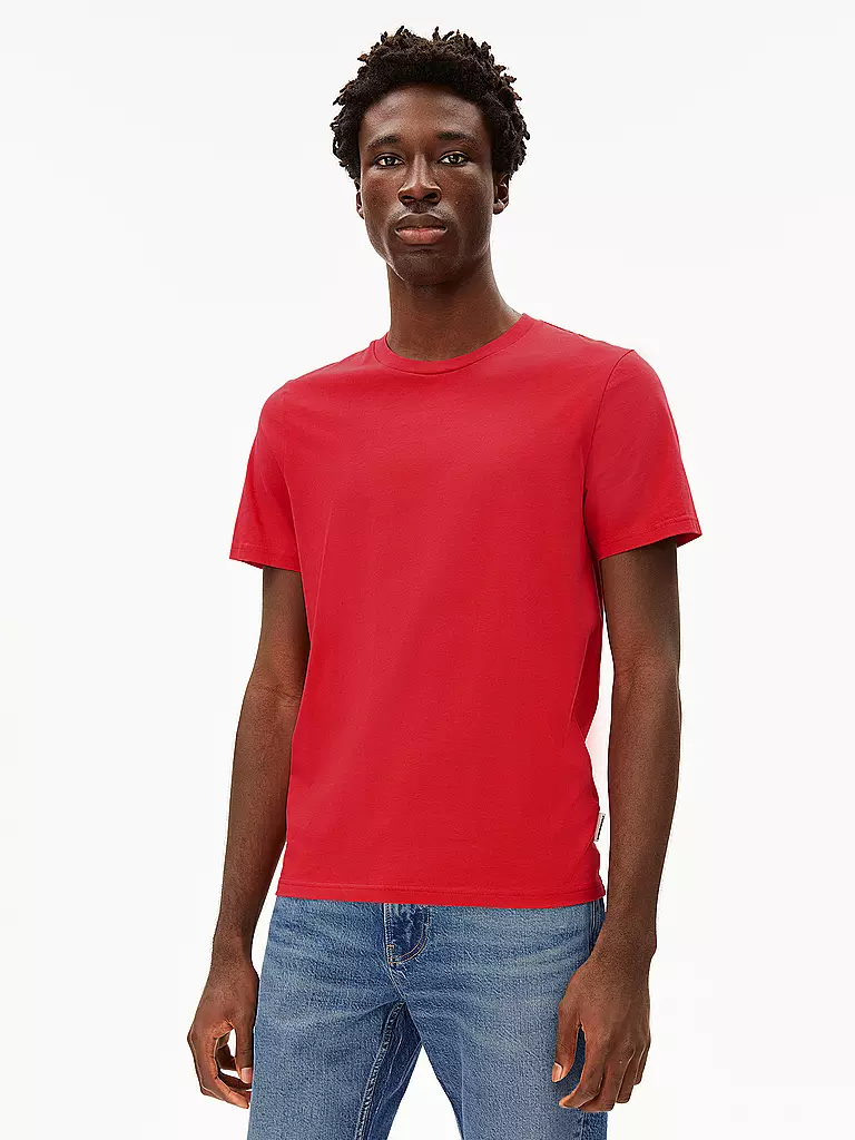 ARMEDANGELS | T-Shirt JAAMES | rot